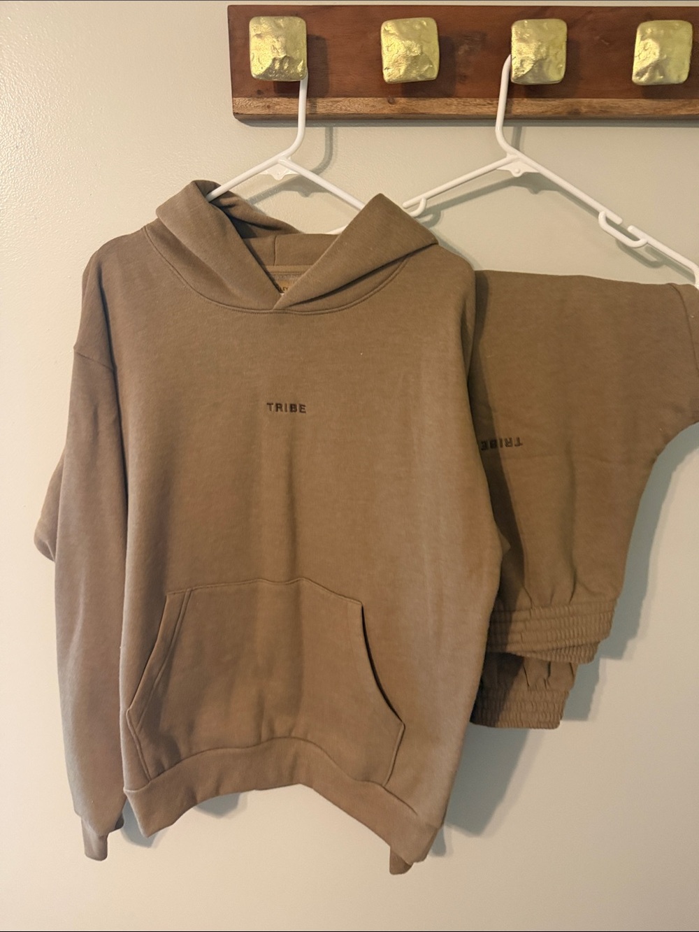 Tribe Kelley Butter Soft Taupe Matching Set - Never Worn, No Tags